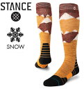 STANCE スタンス WINDY PEAKS MID WOOL SNOW GOLD ソックス 靴下 socks sox INFIKNIT インフィニット スノ...