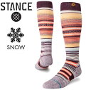 STANCE スタンス CURREN SNOW WINE ソックス 靴下 socks sox INFIKNIT インフィニット スノーボード スキー