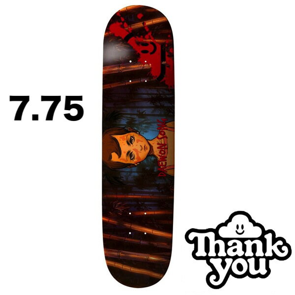 THANK YOU SKATEBOARDS 󥭥塼 DAEWON SONG REVENGE 7.75inc ǥå DECK skate ܡ ȥܡ