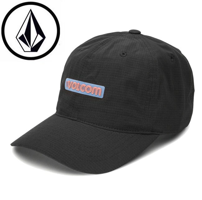 ボルコム キャップ メンズ VOLCOM ボルコム TRAIL MIX ADJUSTABLE HAT BLACK CAP キャップ ハット 帽子 スノーボード スケボー