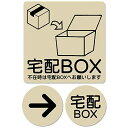 宅配ボックス プレート 宅配BOX 玄関 配達不在時案内 宅急便 置き配OK (ベージュ アクリル板)