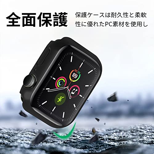 YUGYUG Apple Watch ケース 49mm 45mm 44mm 41mm 40mm 対応 一体型360ど度 Apple Watch Series 8/7 45mm アップルウォッチ8/7 45mm ケース アップルウォッチ専用ケース PC素材 3