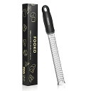 【プロ料理人が推薦】 FOOKO おろし金 チーズグレーター おろし器 ニンニク 薬味すり おろし 器 フードグレーター 多機能 チーズけずり器 保護カバーとク...