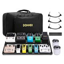 Donner ペダルボード ギターエフェクターケース 軽量 バッグ&面ファスナー付き (500x290MM)