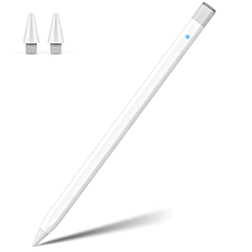 タッチペン iPad ペン Ciscle スタイラスペン 超高感度 ペンシル 傾き感知/誤作動防止/磁気吸着機能対応 Type-C急速充電 途切れなし 5分自動オフ 軽量 2018年以降iPad/iPad Pro/iPad air/iPad …
