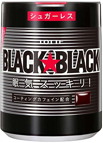 ロッテ ブラックブラック粒ワンプッシュボトル 140g 　送料無料