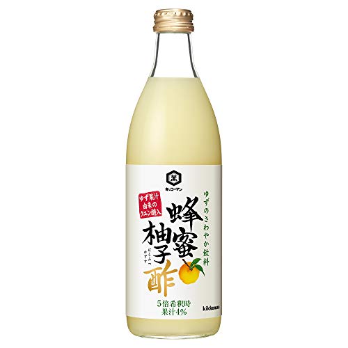 キッコーマン食品 蜂蜜柚子酢 500ml お酢飲料 ビネガードリンク 飲むお酢 　送料無料