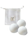 シービージャパン ドライヤーボール 3個入 収納袋付き 洗浄済クリーンウール 乾燥時間短縮 Kogure 　送料無料 1