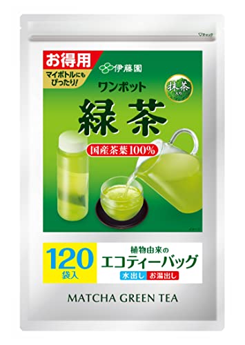 伊藤園 ワンポット 抹茶入り緑茶 ティーバッグ お得用 2.5g ×120袋 　送料無料