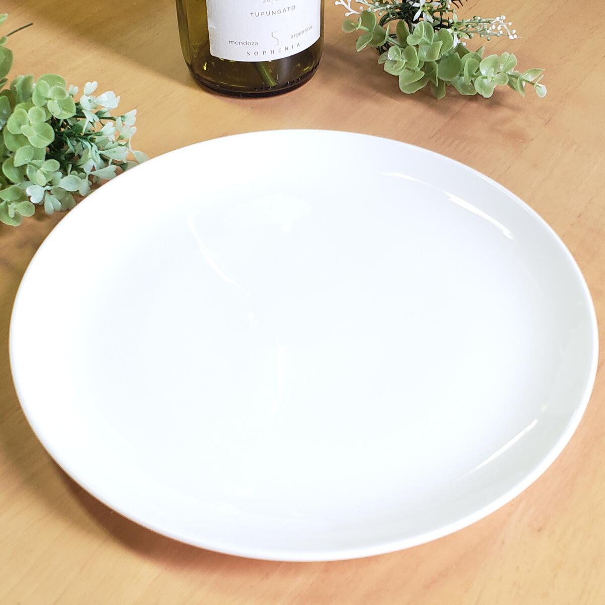 【1枚のみ】【在庫処分】【箱なし】柳宗理 23cmプレート シンプル白皿　洋食器　平皿　ホワイト　大皿..