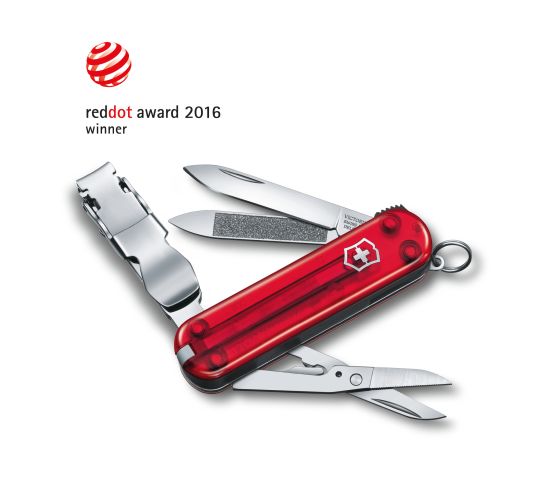 ビクトリノックス 【VICTORINOX】 ネイルクリップ 580 スケルトンレッド 0.6463.T