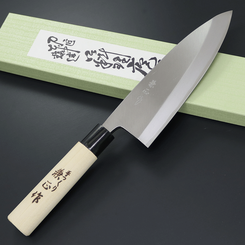 【ギフト対応可】【公式】 【源兼正】 出刃包丁 180mm KC-545 片刃 選べる無料ラッピング 包丁 和包丁 ..