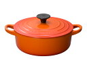 ルクルーゼ 【Le Creuset】 ココットジャポネーズ オレンジ 24cm 25052