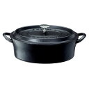 ボンボネール 【BONNE BONHEUR】ココットオーバル 17cm ブラック