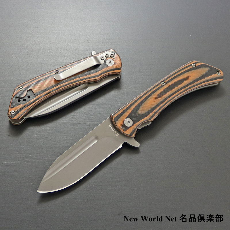 【SALE】 【ギフト対応可】【KA-BAR】 ケーバー KAB-3066マーク 98 フォルダー MARK 98 Folder フリッパー付き選べる無料ラッピ...