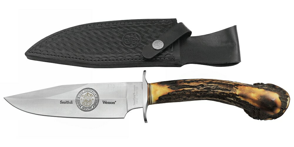 【ギフト対応可】スミス&ウェッソン / Smith & Wesson ボーイナイフ スタッグ 145周年記念 シリアルナンバー入り 選べる無料ラッピング 選べる...