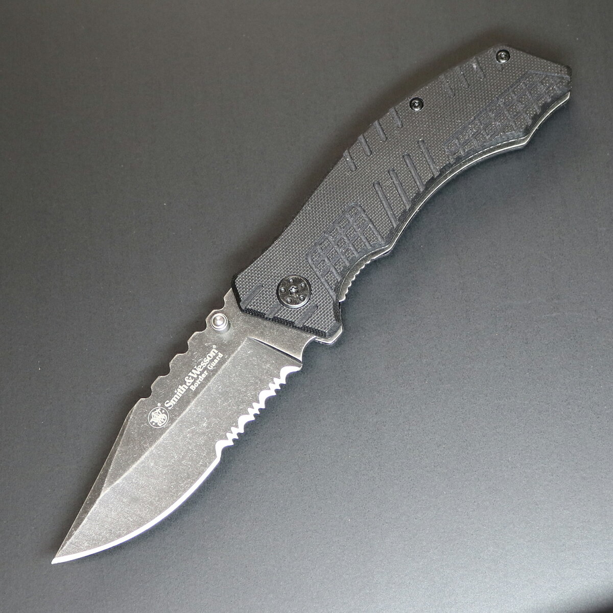 【ギフト対応可】スミス&ウェッソン / Smith & Wesson SWBG9BS S&W ボーダーガード ブラック 半波刃 Border Guard 選べ...