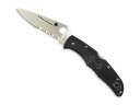 スパイダルコ / SPYDERCO エンデューラ4 ブルーライン 半波刃 C11FPSBKBL 選べる無料ラッピング