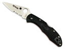 スパイダルコ / SPYDERCO デリカ4 レッドライン 半波刃 C11FPSBKRD 選べる無料ラッピング