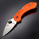 【ギフト対応可】 スパイダルコ 【SPYDERCO】 ドラゴンフライ2 オレンジ 直刃 C28POR2 選べる無料ラッピング ナイフ アウトドアナイフ サバイバ...