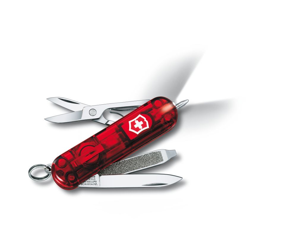 【ギフト対応可】【国内正規品】ビクトリノックス 【VICTORINOX】 シグネチャーライトT スケルトンレッド 0.6226.T WL 防災 選べる無料ラッピ...