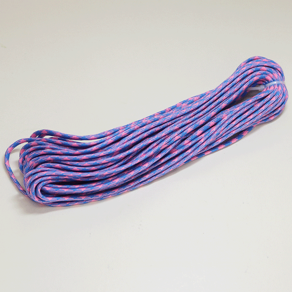 R&W ROPEパラコード パラシュートコード ベイビーシャワー 50ft (約15m) 直径4mm ハンティング アウトドア ガイドロープ ひも テントロープ ハンドメイド ブレスレット キャンプ リード ブレスレット 編み クラフト アクセ 登山 ストラップ