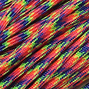 R&W ROPEパラコード パラシュートコード ロックスター 50ft (約15m) 直径4mmハイスペックロープ ハンティング アウトドア ガイドロープ ひも...