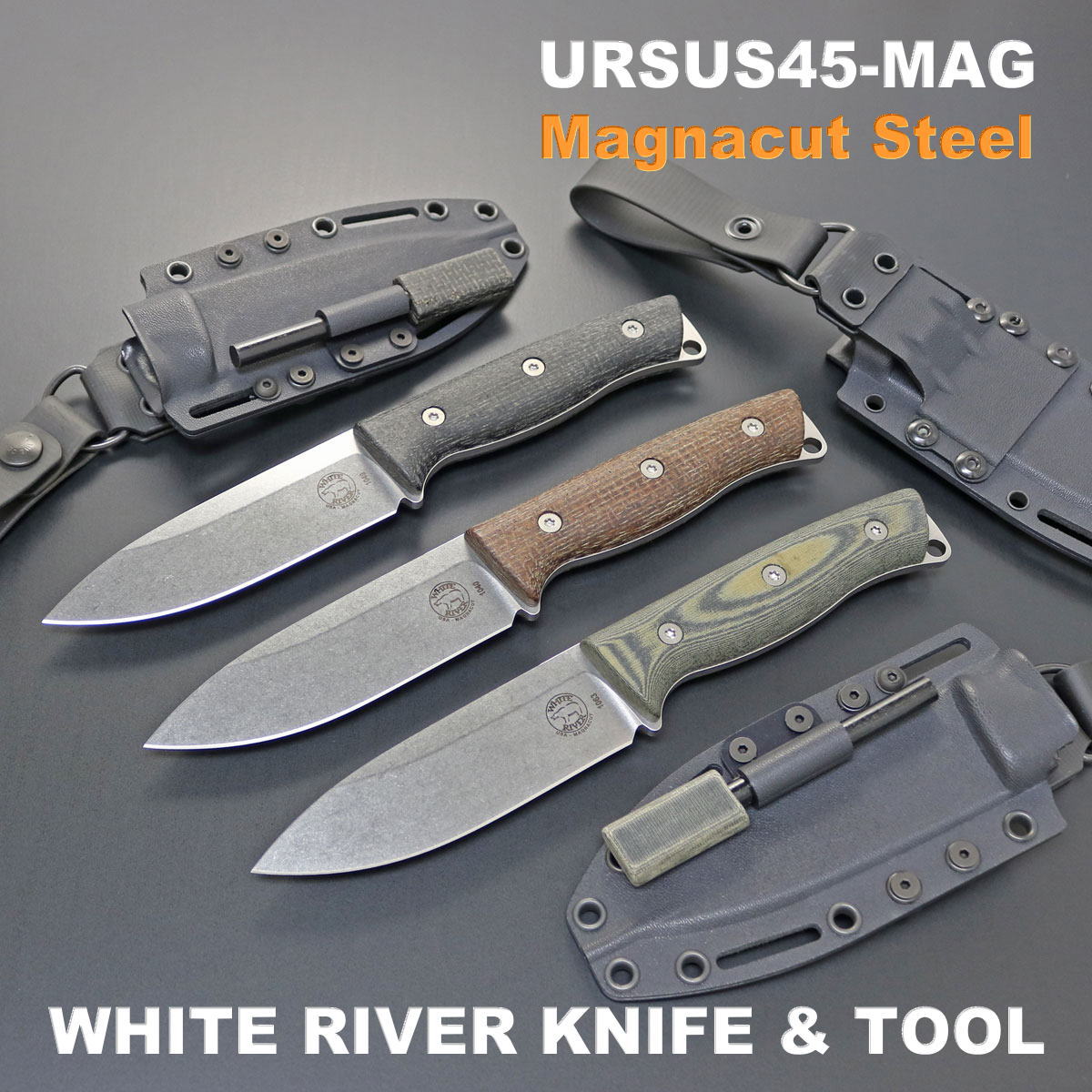 【SALE】 【ギフト対応可】 ホワイトリバーナイフ&ツール ウルサス45 マグナカット【White River Knife & Tool】 URSUS45 ブ...