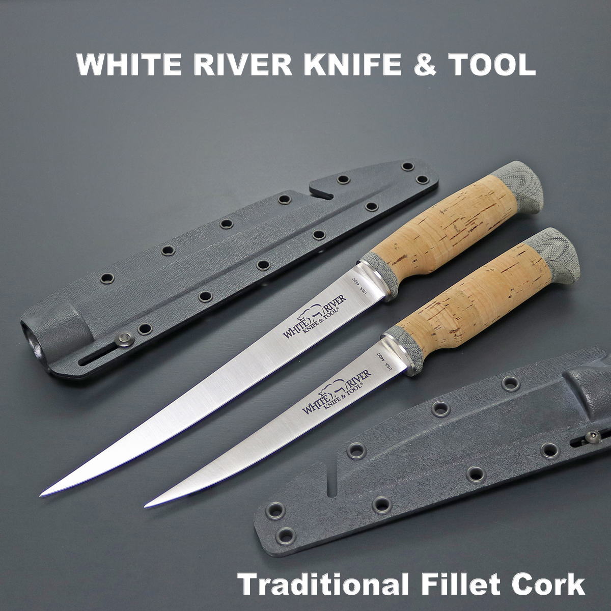 ホワイトリバーナイフ&ツール トラディショナルフィレナイフ 【White River Knife & Tool】 Traditional Fillet Knife 6.0inch・8.5inch WRF6-8-CRK