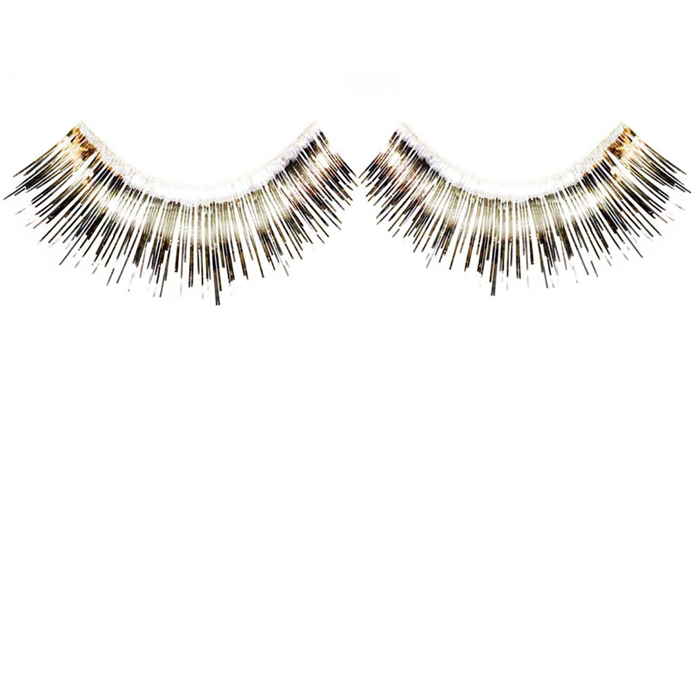 つけまつげ パーティー アイラッシュ シルバー アメリカ輸入 メール便 送料無料 1000円