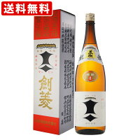 送料無料(RCP)　(1本箱入り)黒松　剣菱　特撰　1800ml 　(北海道・沖縄+890円)