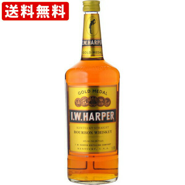 送料無料（RCP）　IW　ハーパー　ゴールドメダル　40度　1000ml　正規品　（北海道・沖縄＋890円）