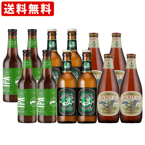 送料無料　海外ビールセット　アメリカビール3種類12本セット　（北海道・沖縄＋890円）　海外ビール　詰め合わせのサムネイル