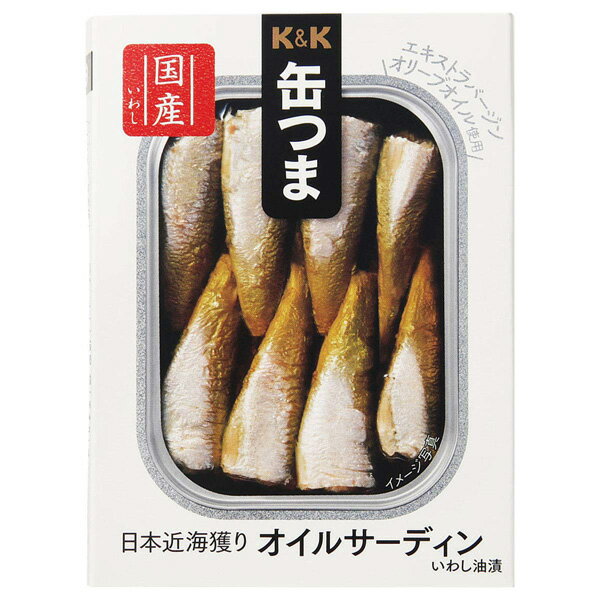 缶つま 日本近海獲り オイルサーディン 105g (単品)