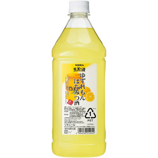 ニッカ 果実の酒 ゆずレモンはちみつ酒 1800ml