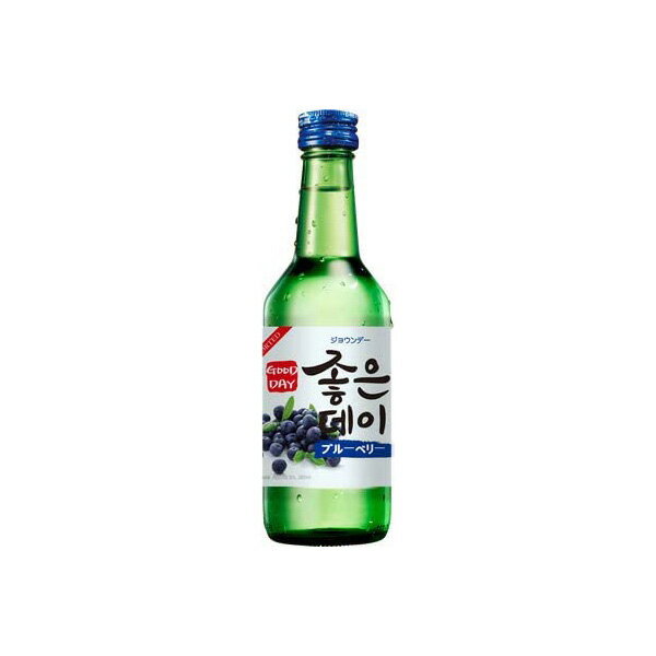 ウリスルJ 韓国焼酎 ジョウンデー ブルーベリー（ブルー） 360ml