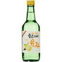 ウリスルJ 韓国焼酎 ジョウンデー ゆず（イエロー） 360ml