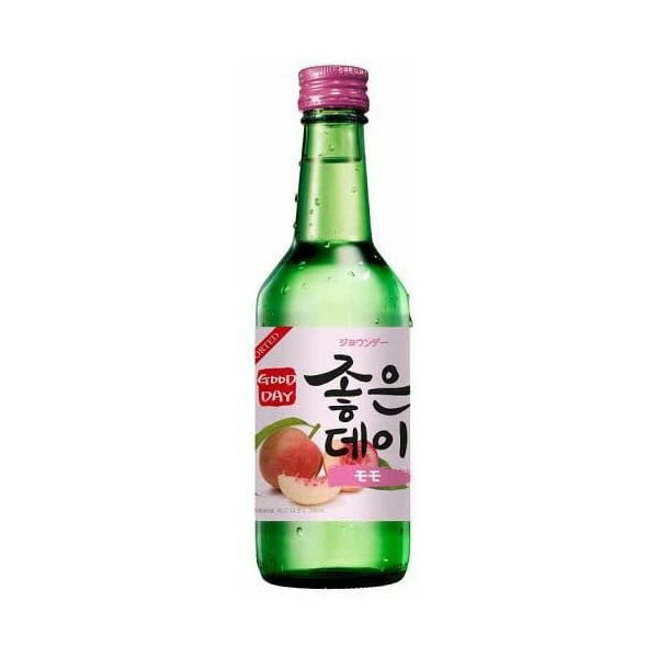 ウリスルJ 韓国焼酎 ジョウンデー もも(ピンク） 360ml