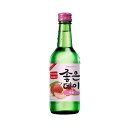 ウリスルJ 韓国焼酎 ジョウンデー もも(ピンク） 360ml