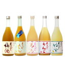 送料無料 梅乃宿 あらごしシリーズ5本セット 720ml×5本 要冷蔵(クール配送)