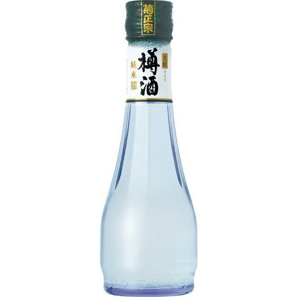 菊正宗　上撰　純米樽酒　雫瓶　180ml　（単品/1本）