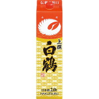 白鶴　上撰　（金冠レギュラー）　サケパック　2000ml (2L)