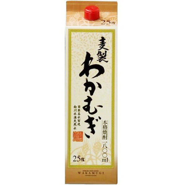 高千穂酒造 刈干 若麦 パック 25度 1800ml （単品/1本）