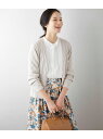 【SALE/58%OFF】【L】コンパクトギザコットン ランダムケーブルVネックカーディガン NEWYORKER WOMEN L-SIZE ニューヨーカー エル...
