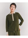 【SALE/40%OFF】Thermal Knit Like a Used リブポロシャツ SIPULI シプリ トップス ポロシャツ グリーン【RBA_E】【...