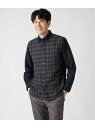 【SALE/46%OFF】アーガイル 起毛 クレイジーパターン 長袖ショートボタンダウンシャツ NEWYORKER MEN ニューヨーカー トップス シャツ・ブ...
