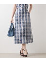 【SALE/40%OFF】ペイズリーニューヨーカータータン ラップ風スカート NEWYORKER WOMEN ニューヨーカー スカート ロング・マキシスカート ...