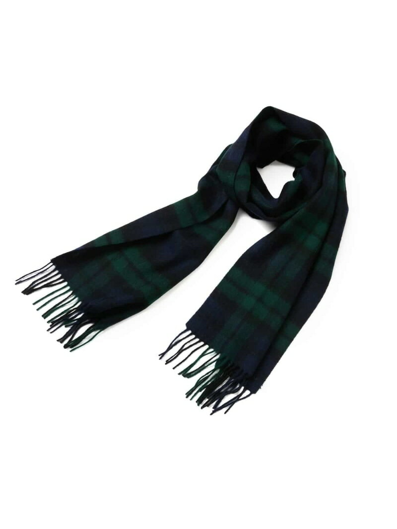 ウール ブラックウォッチ マフラー NEWYORKER MEN ニューヨーカー ファッション雑貨 マフラー・ストー..