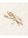 【SALE/40%OFF】Ribbon ブローチ NEWYORKER WOMEN ニューヨーカー アクセサリー・腕時計 ブローチ・コサージュ・バッジ ゴールド【...