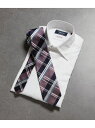 【SALE/46%OFF】チェック ネクタイ NEWYORKER MEN ニューヨーカー スーツ・フォーマル ネクタイ・蝶ネクタイ ピンク ネイビー グリーン【...